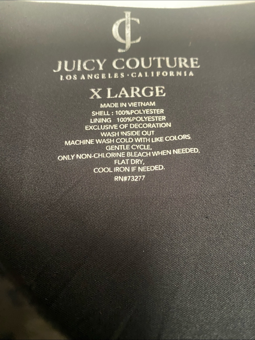 Juicy Couture Black and Blue Ombre Leopard V-Neck Blouse - Picture 2 of 4